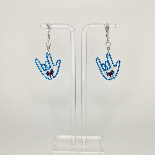 Ohrring ILY Blaubeere